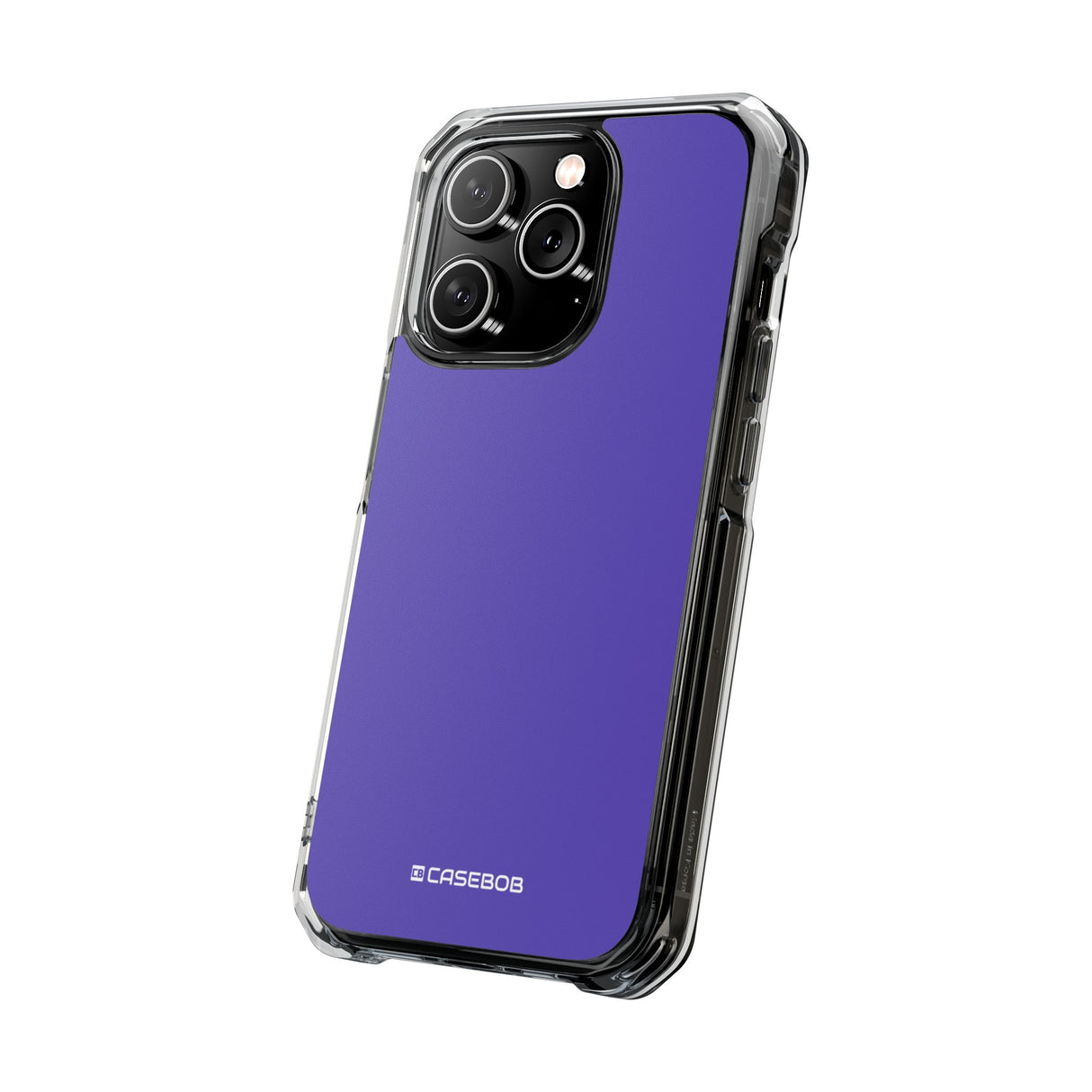 Plump Purple | Handyhülle für iPhone (Clear Impact Case – magnetisch) 