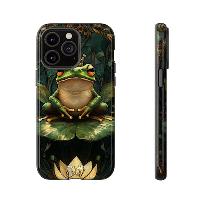 Crowned Frog Rests - iPhone Case