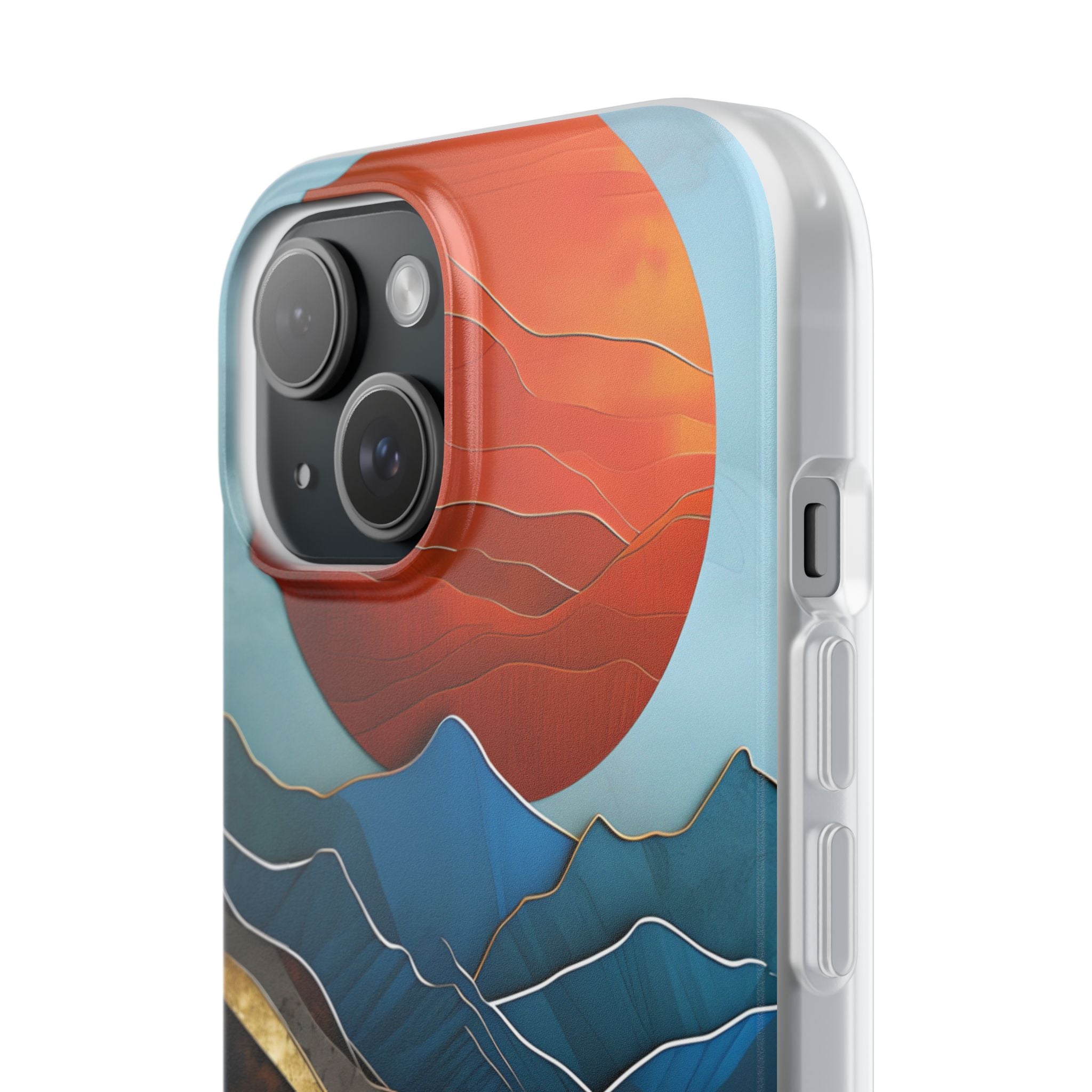 Solar Peak iPhone 15 Case - Soft