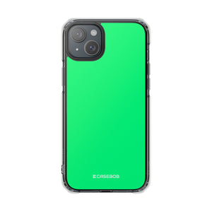 Spring Green | Phone Case for iPhone (Clear Impact Case - Magnetic)