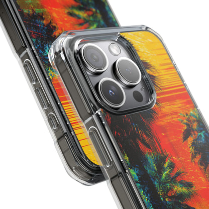 Summer Sunset Palms iPhone Case - Impact