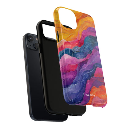 Vibrant Flow iPhone 14 Plus Case - Tough+