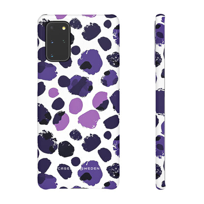 Purple Inkblots Samsung S20 - Slim Phone Case