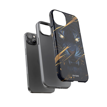 Tiger's Glowing Gaze - iPhone Case
