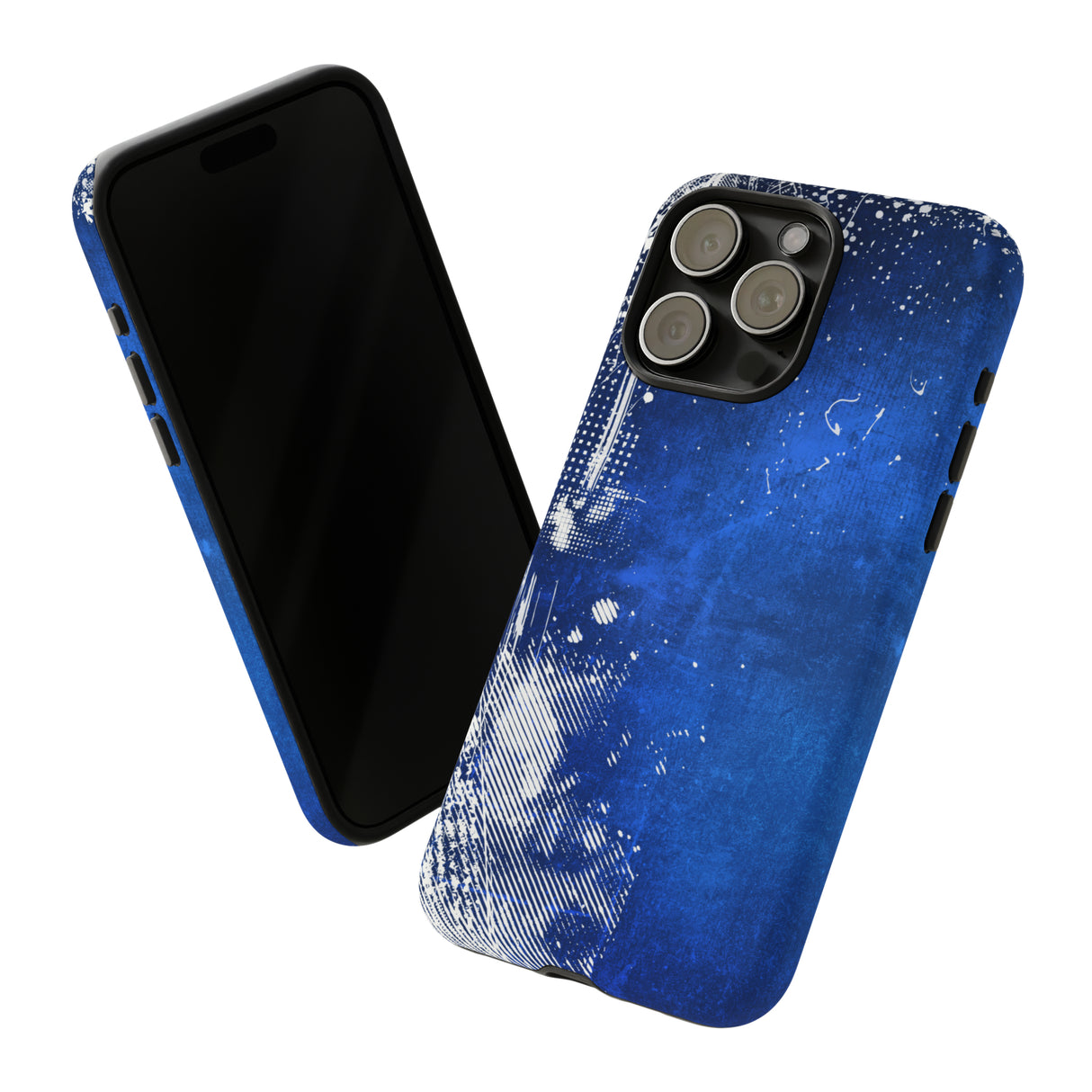 Grunge Blue - Protective Phone Case