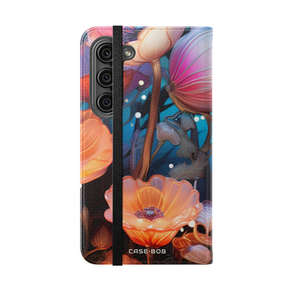 Glowing Petals - Samsung S23 Case - Wallet