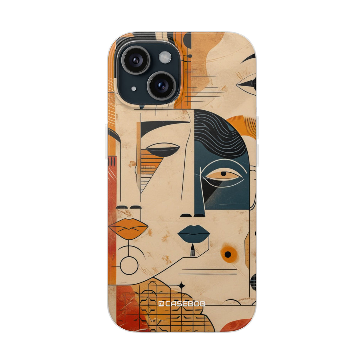 Cubist Introspection | Flexible Phone Case for iPhone