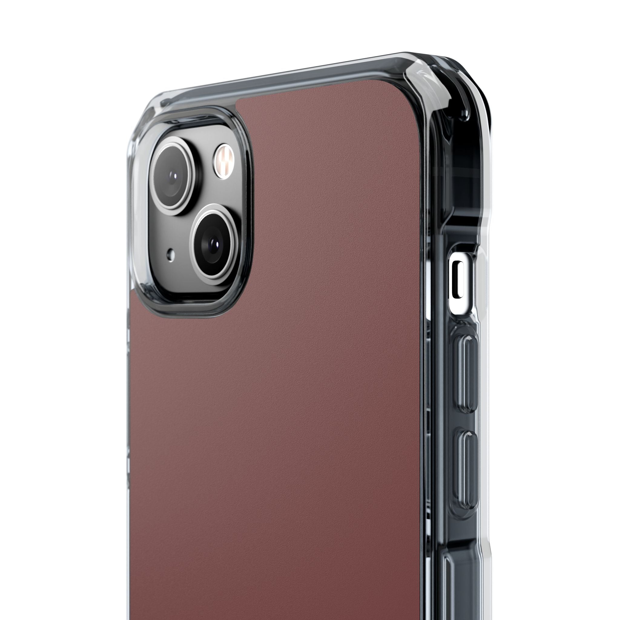 Tuscan Red - Clear Impact Case for iPhone