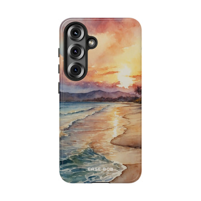 Sunset Reflection Samsung S25 Case - Tough