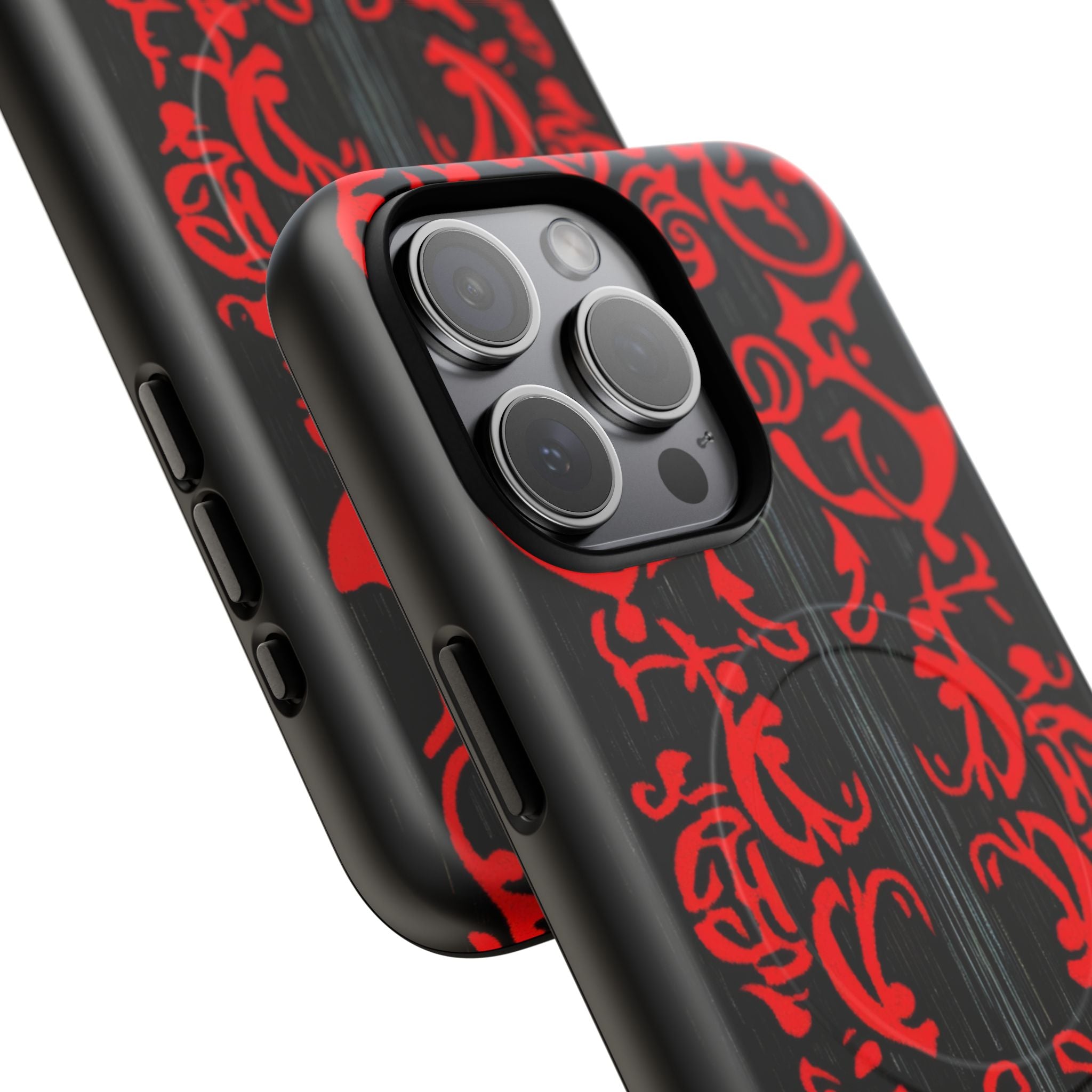 Gothic Crimson Symmetry iPhone 15 | Tough+ Phone Case