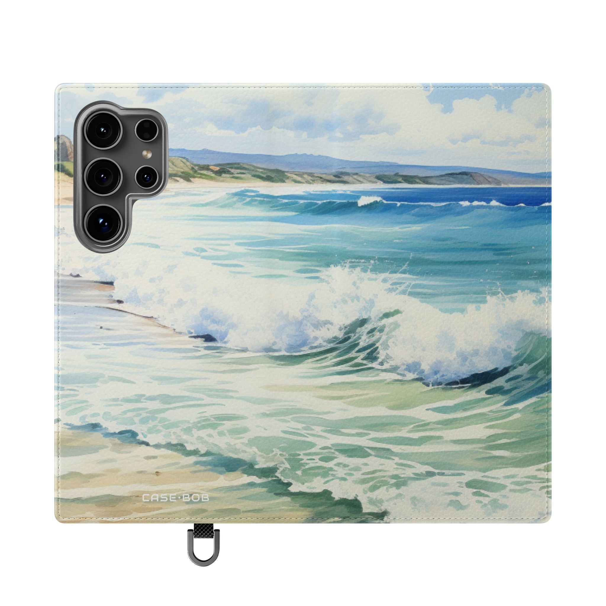 Foaming Blue Waves - Samsung S24 Ultra Case - Wallet