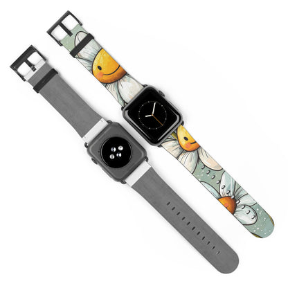 Smiling Daisies Burst - Watch Band