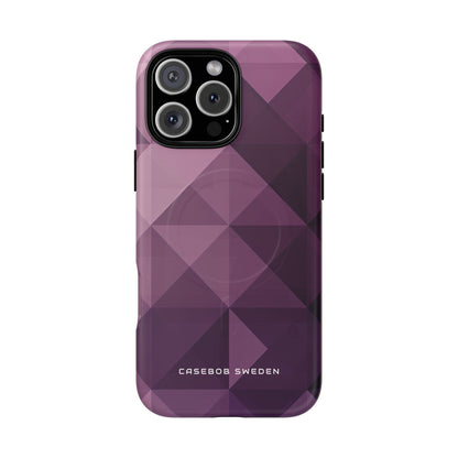 Gradient Purple Mosaic iPhone 16 | Tough+ Phone Case