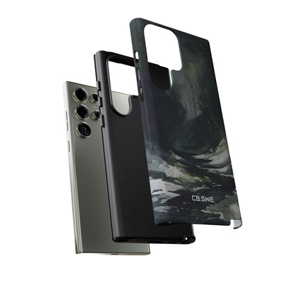 Moody Winter Landscape Watercolor Art Phone Cover Samsung S23 - Tough
