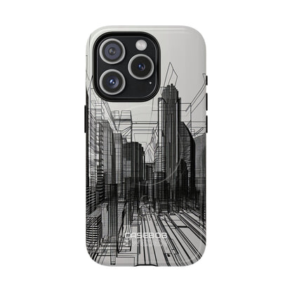 Urban Line Maze iPhone 15 - Robust+