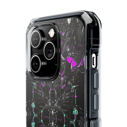 Cybernetic Neon Nexus iPhone 14 - Impact Clear+