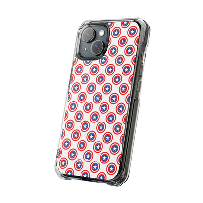 Star Shield Pattern iPhone 15 Case - Impact