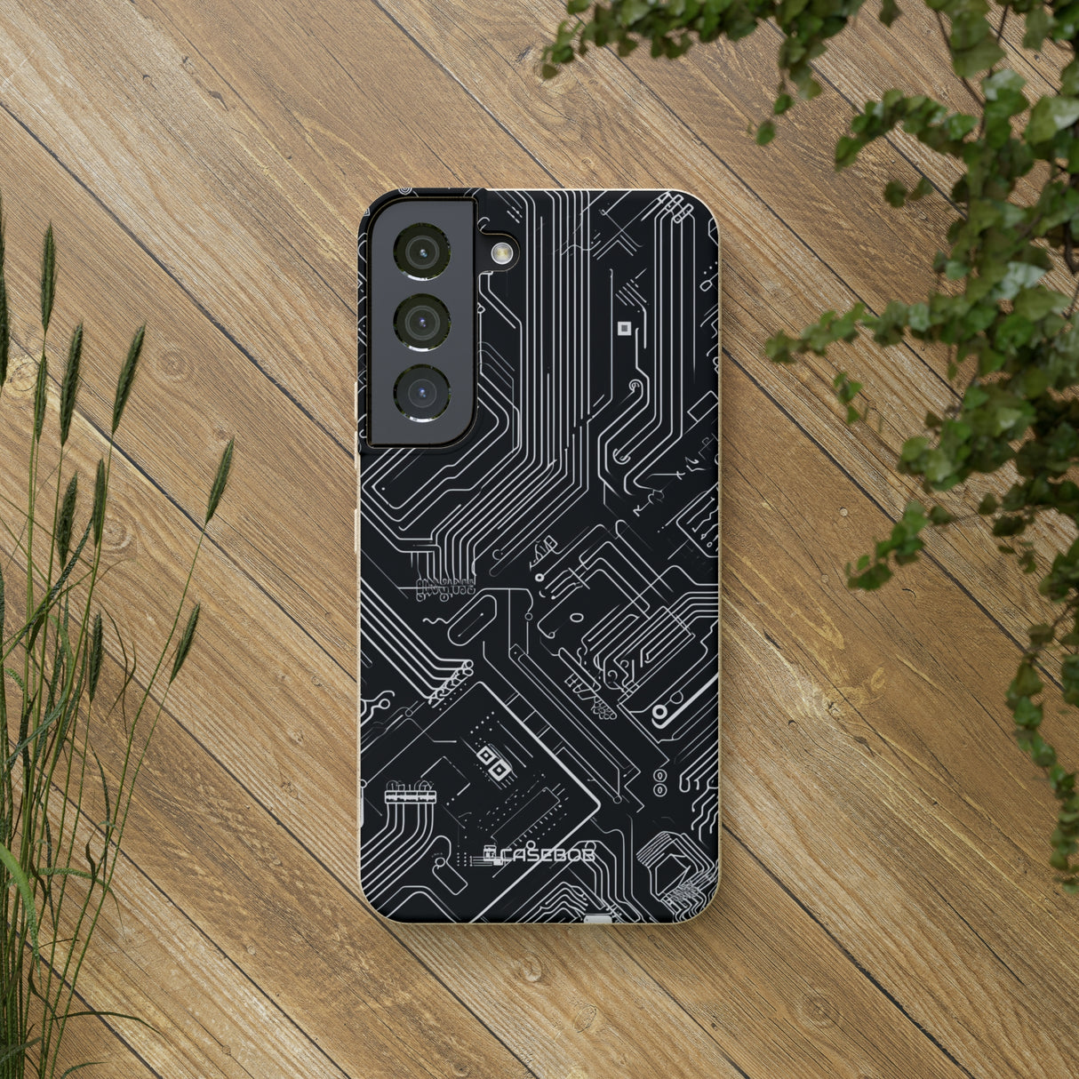 Cyber Circuitry Art | Biodegradable Phone Case