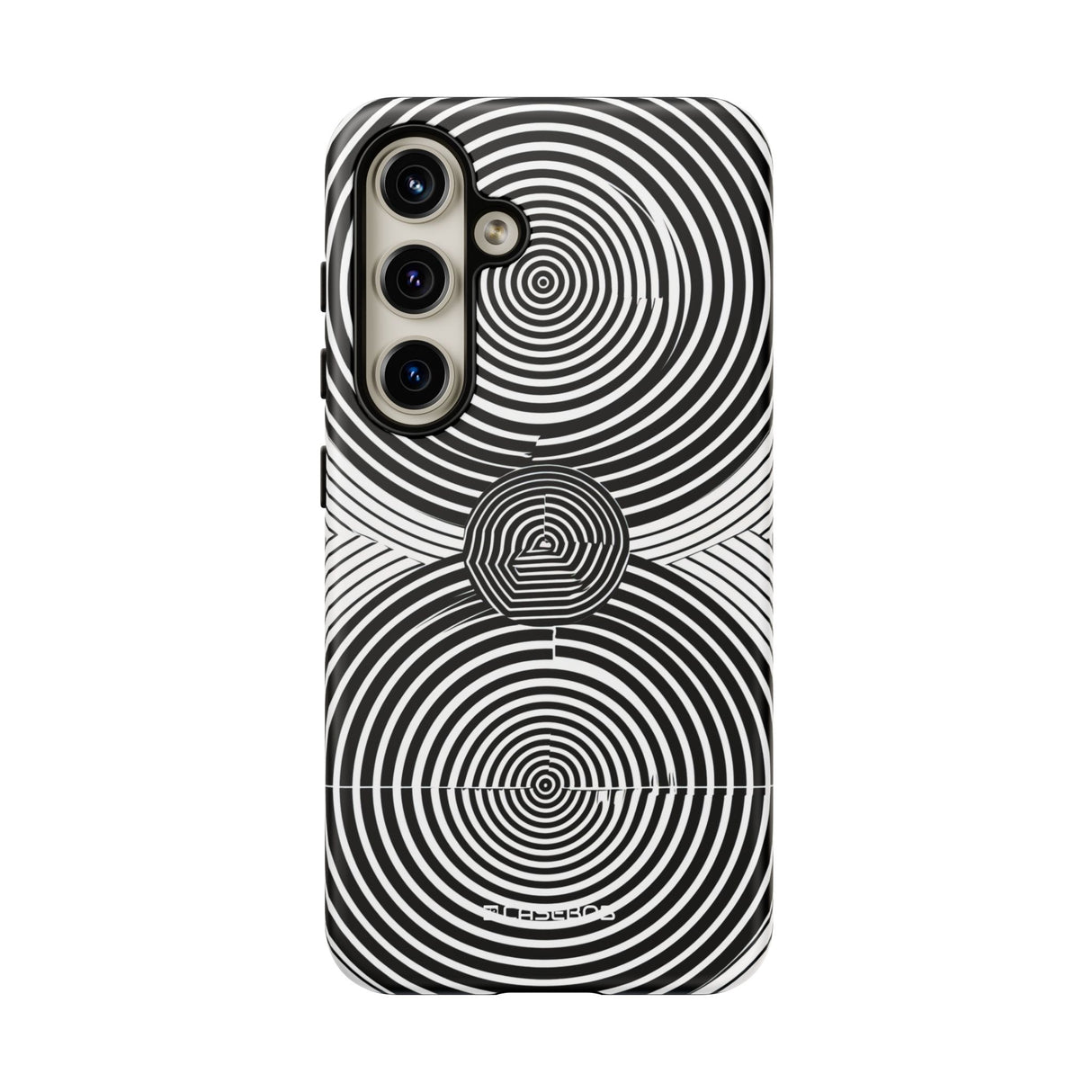 Dynamic Depth: Black and White Op-Art - For Samsung S24