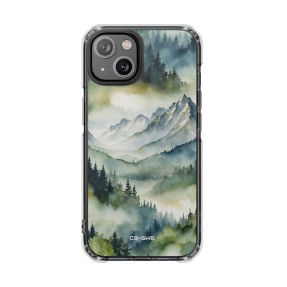 Misty Peaks Emerge iPhone Case - Impact