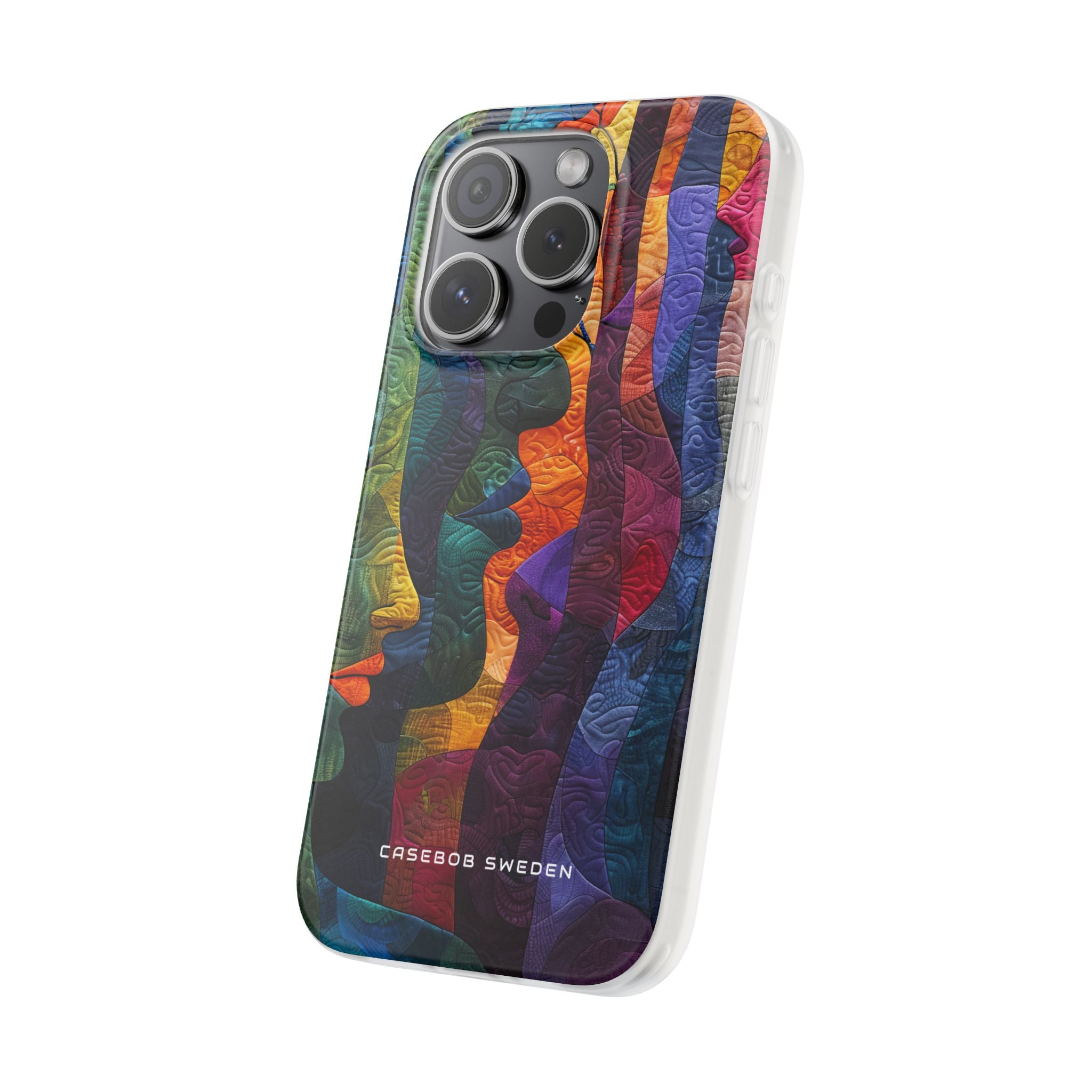 Harmonized Faces and Nature Fusion iPhone 15 - Flexi Phone Case