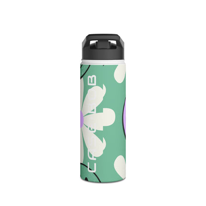 Smiley Daisy Glow - Stainless Steel Water Bottle
