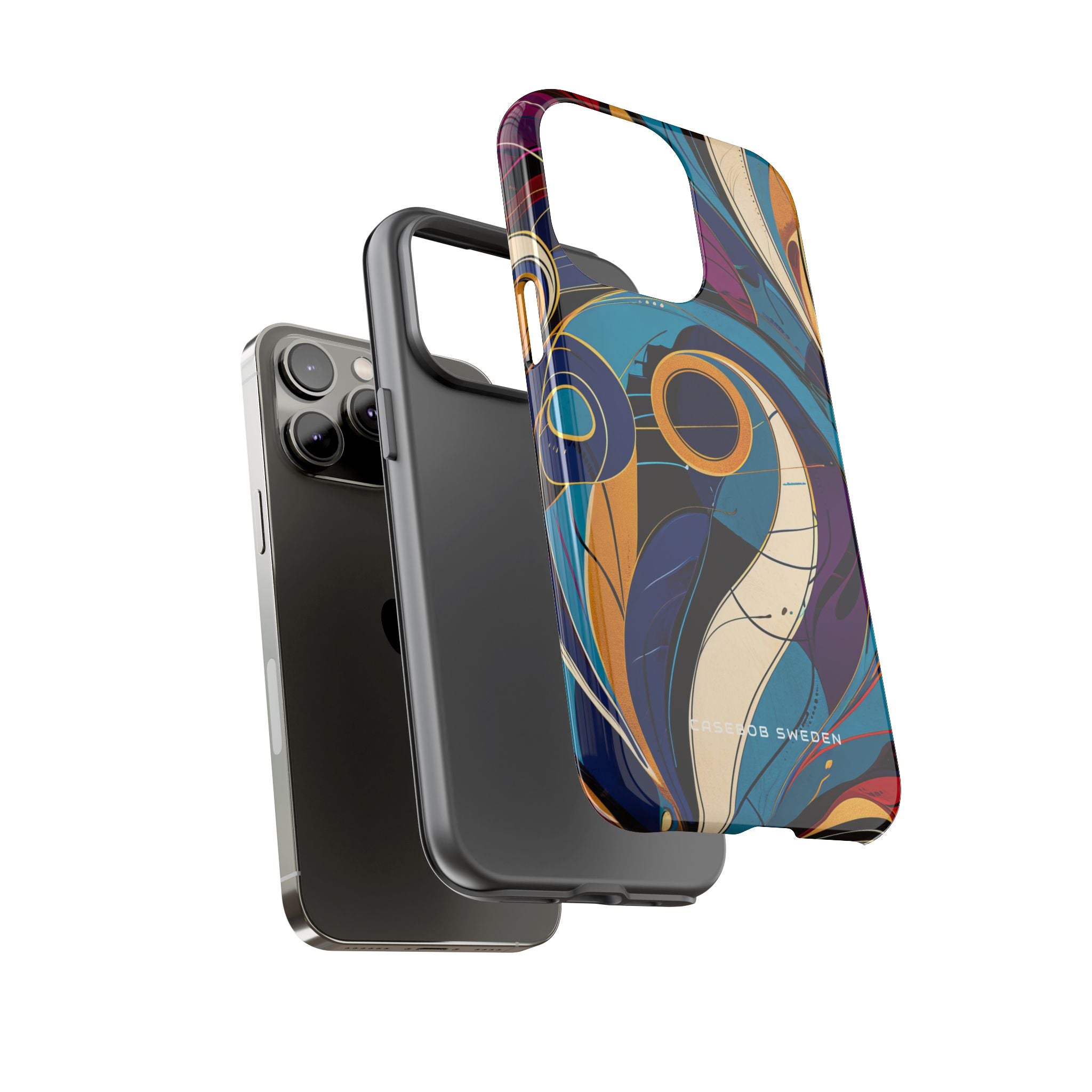 Vintage Vortex Harmony iPhone 14 - Tough Phone Case