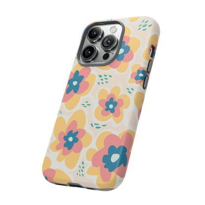 Yellow Happy Flower - Protective Phone Case