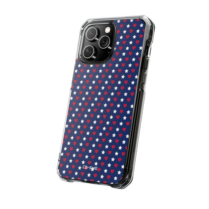 Hearts Twinkle Bright iPhone Case - Impact