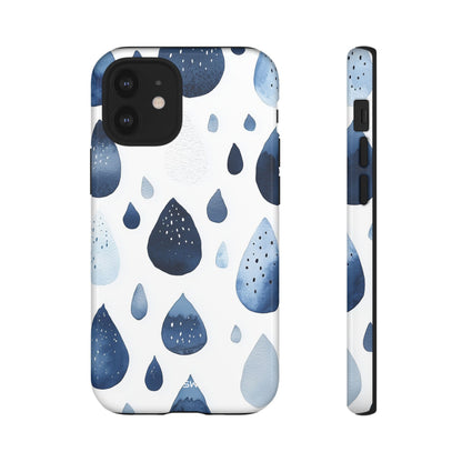 Droplets Flow Softly - iPhone Case