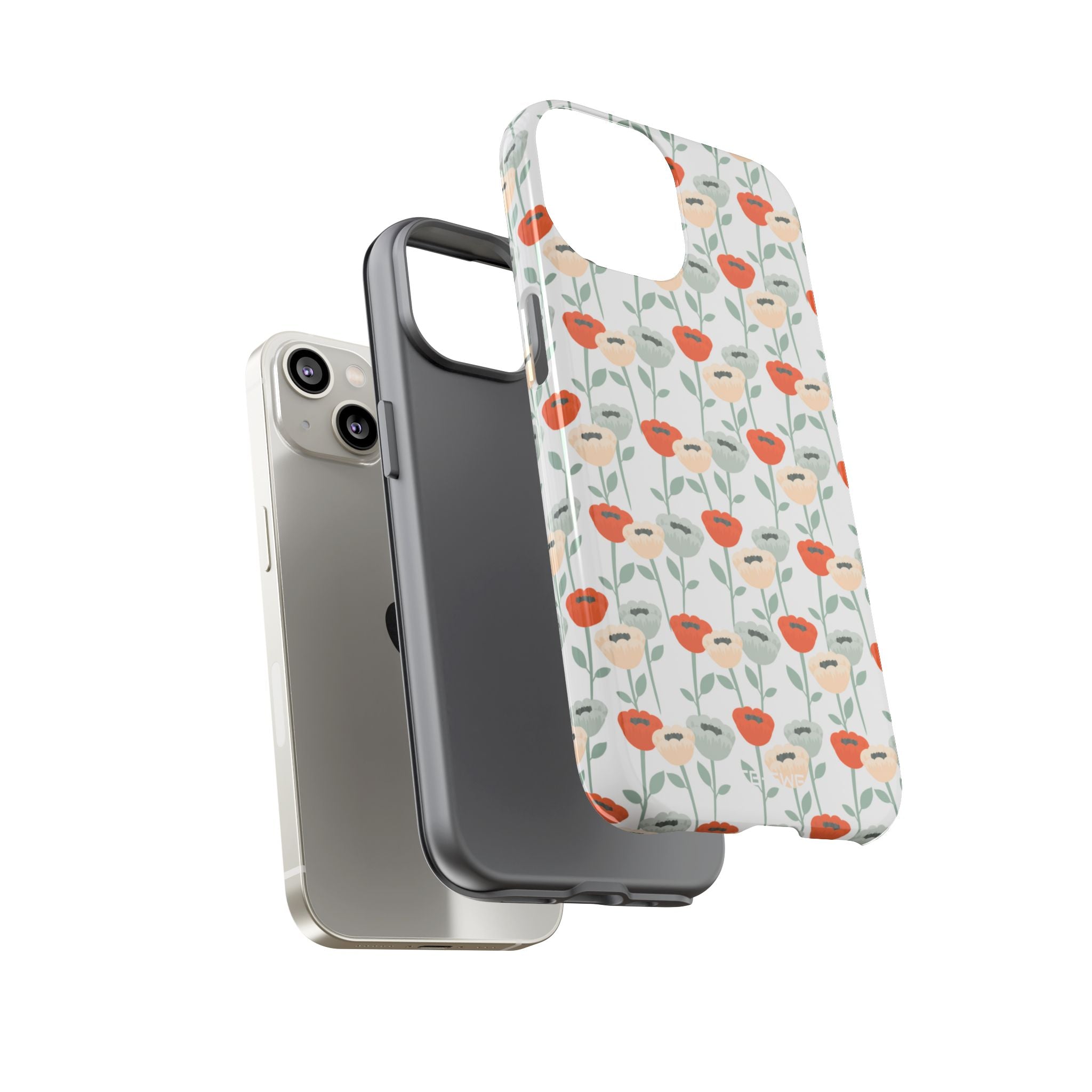 Minimalist Floral Elegance - iPhone Case
