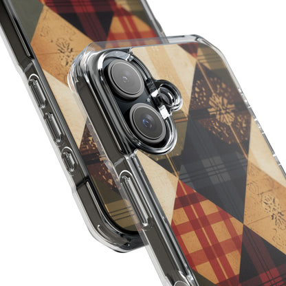 Rustic Quilt Charm iPhone 16 - Impact Clear+