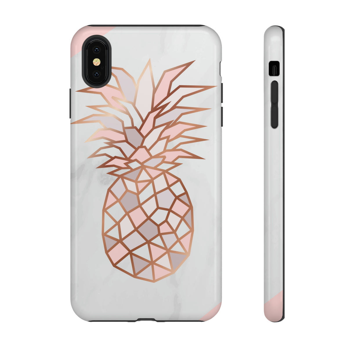 Ananas Roségold - Schutzhülle fürs Handy