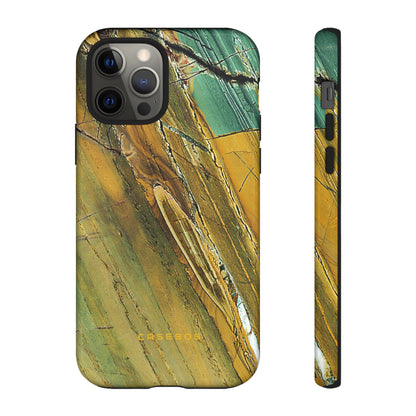 Cracked Yellow - Protective Phone Case