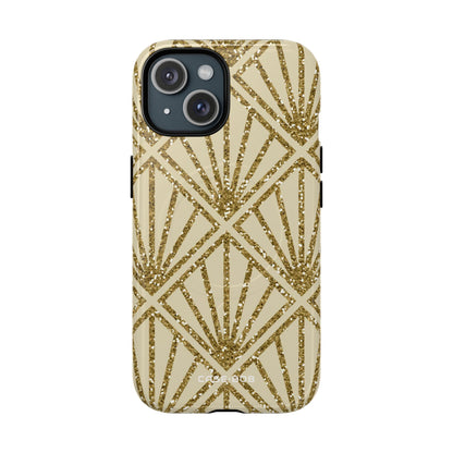 Gold Diamond Radiance iPhone 15 Case - Tough+