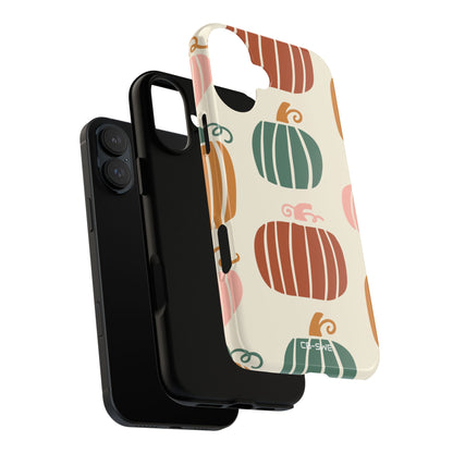 Whimsical Pumpkin Harmony - iPhone Case