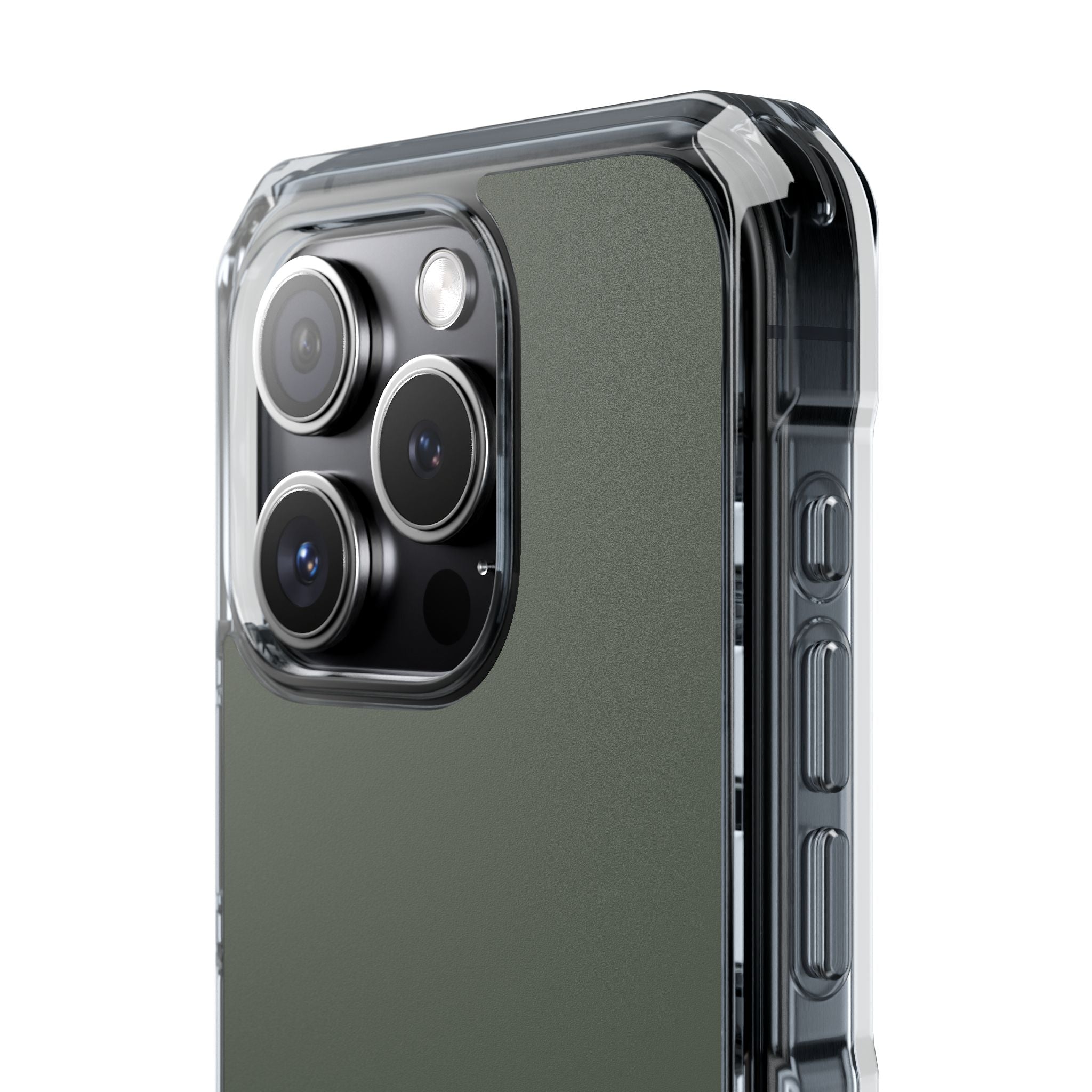 Ebony Black - Clear Impact iPhone 15 Phone Case