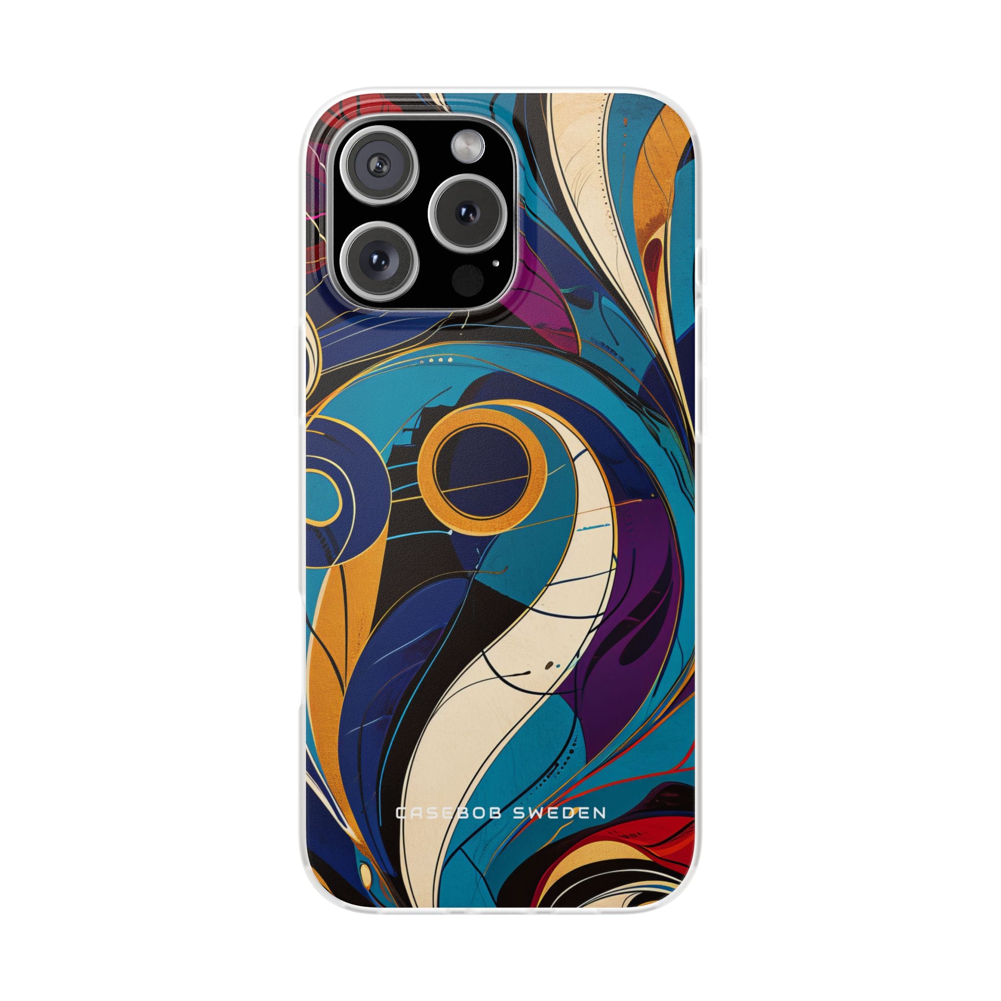 Vintage Vortex Harmony iPhone 16 - Flexi Phone Case