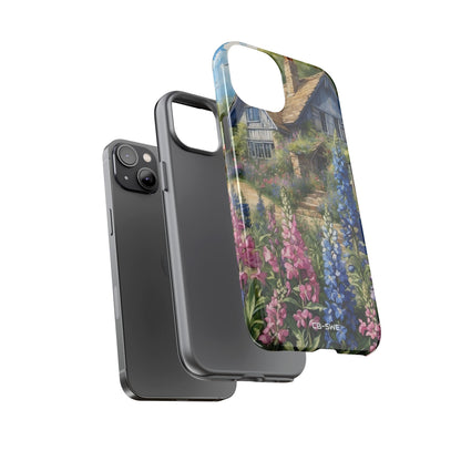 Cottage Surrounded Blossoms - iPhone Case