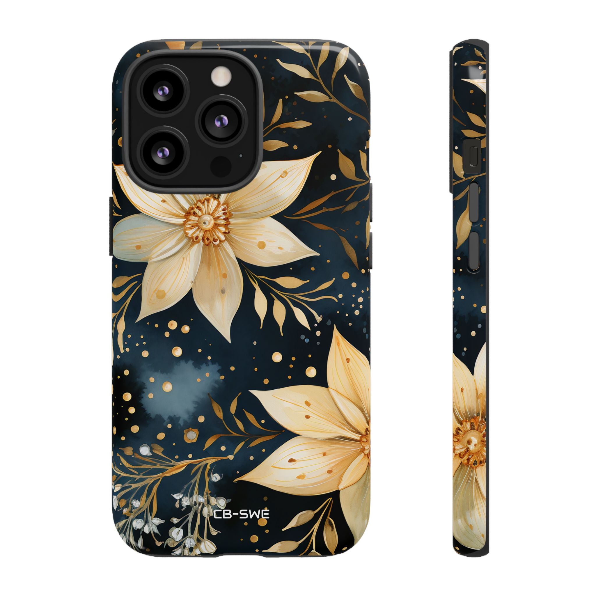 Floral Elegance Flourishes - iPhone Case