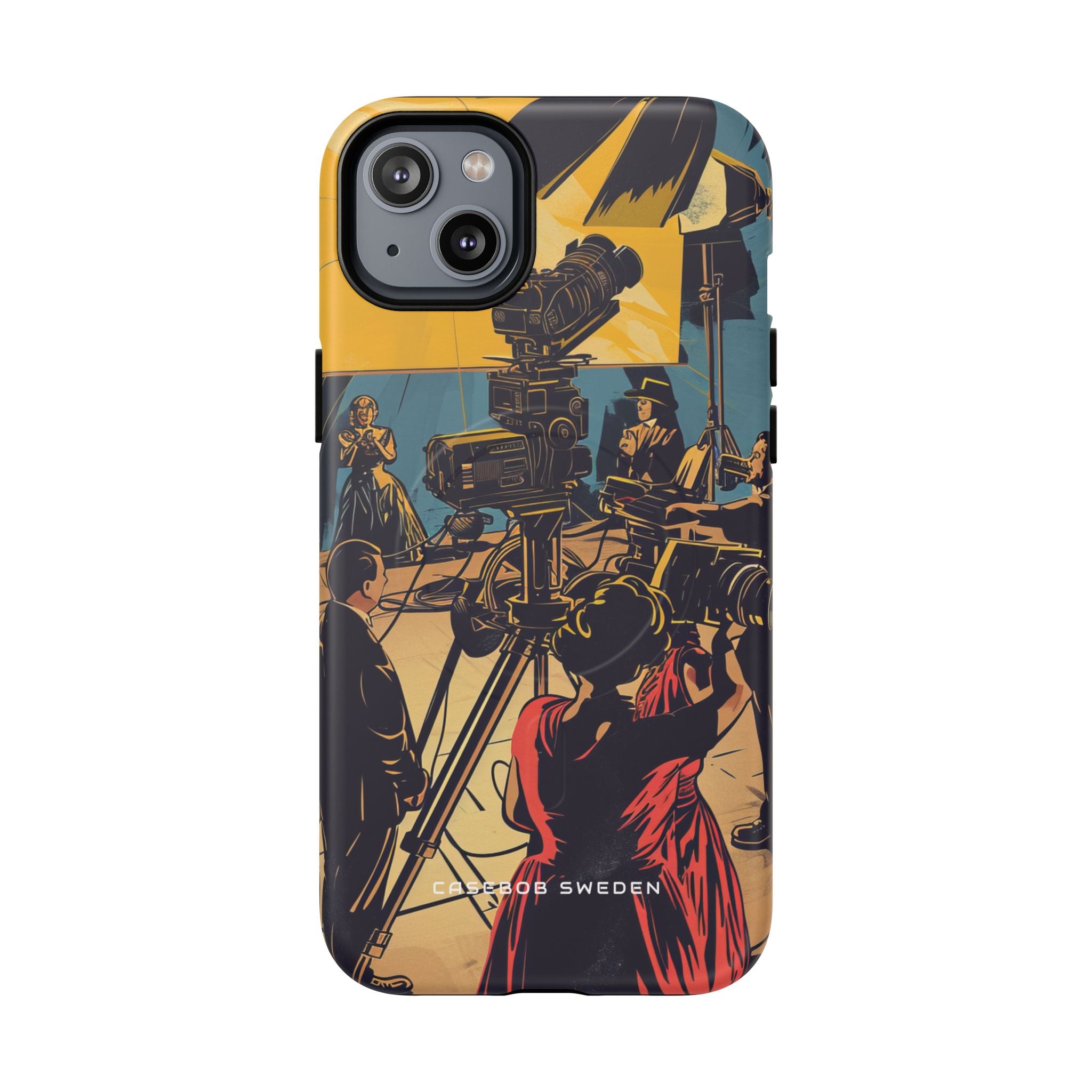 Golden Era Cinematic Spotlight iPhone 14 | Tough+ Phone Case