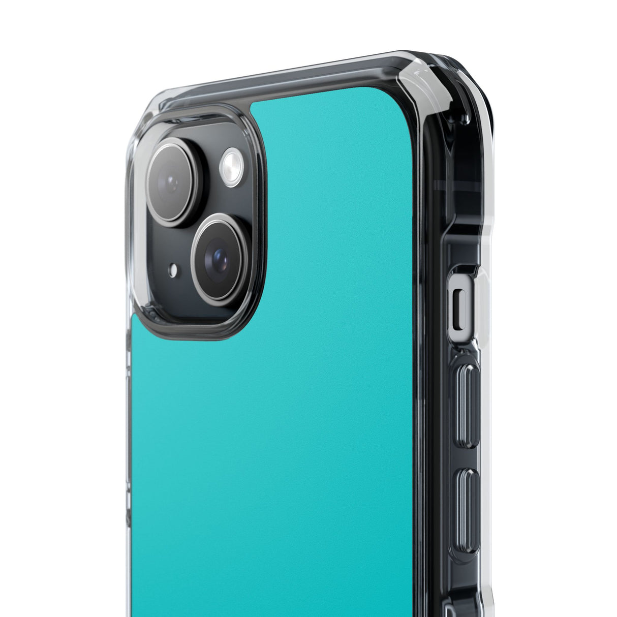 Dark Turquoise | Phone Case for iPhone (Clear Impact Case - Magnetic)