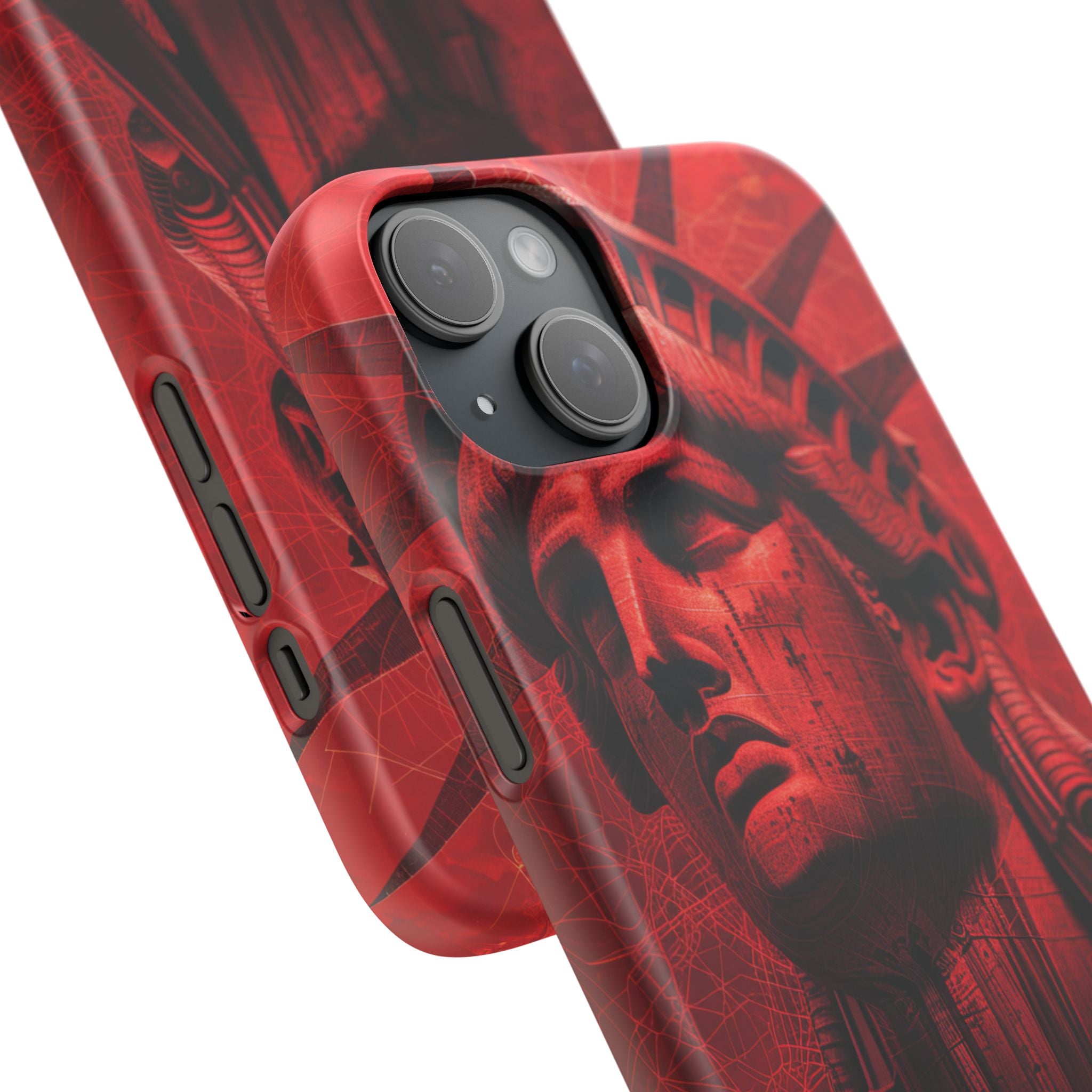 Zen Red Liberty Vision iPhone 15 - Slim Phone Case