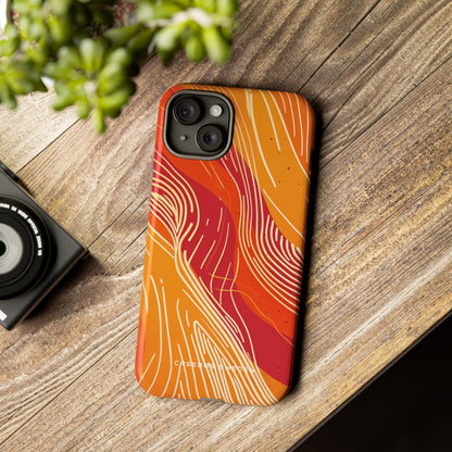 Gradient Flowwave Essence iPhone 15 - Tough Phone Case