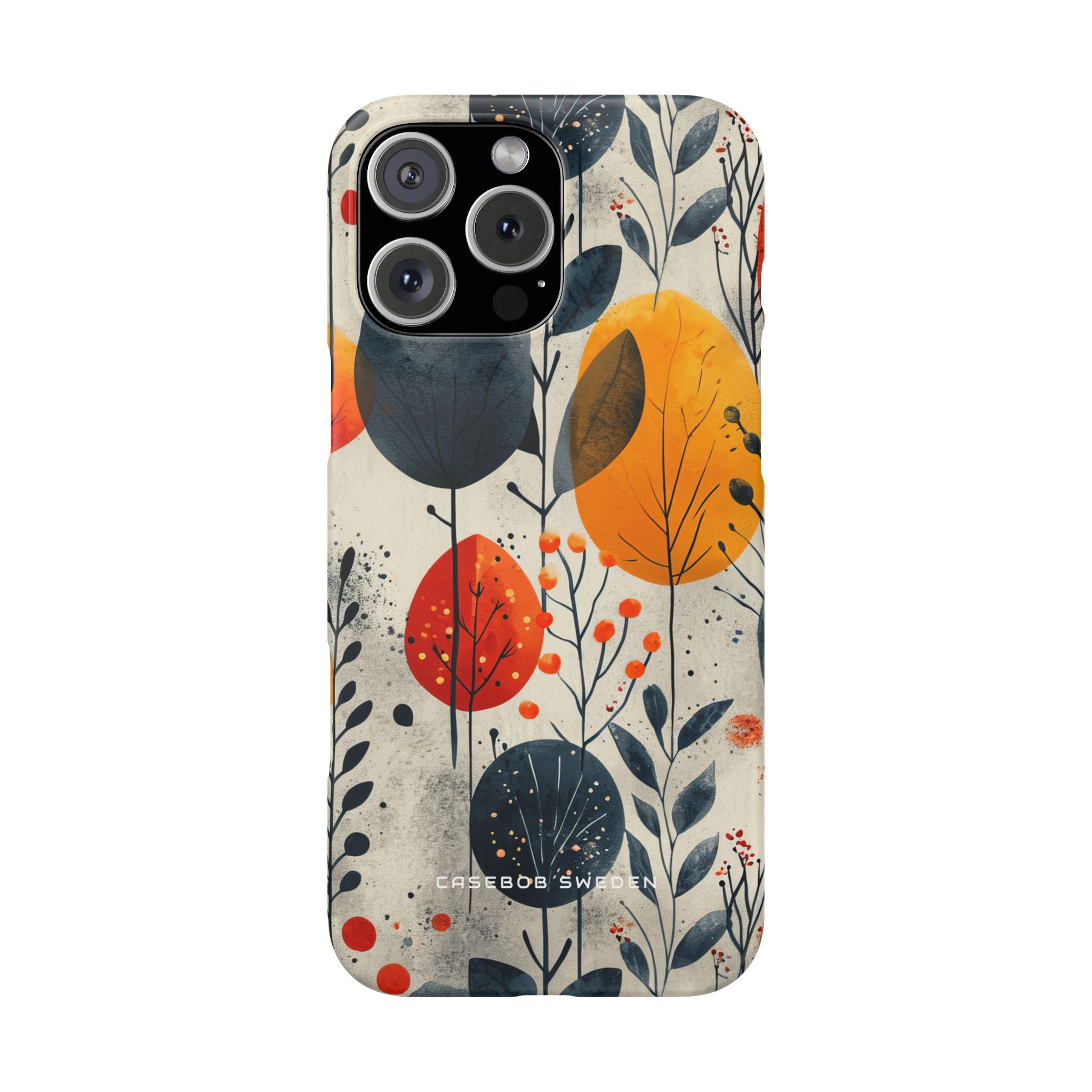 Vibrant Leaf Harmony iPhone 16 - Slim Phone Case