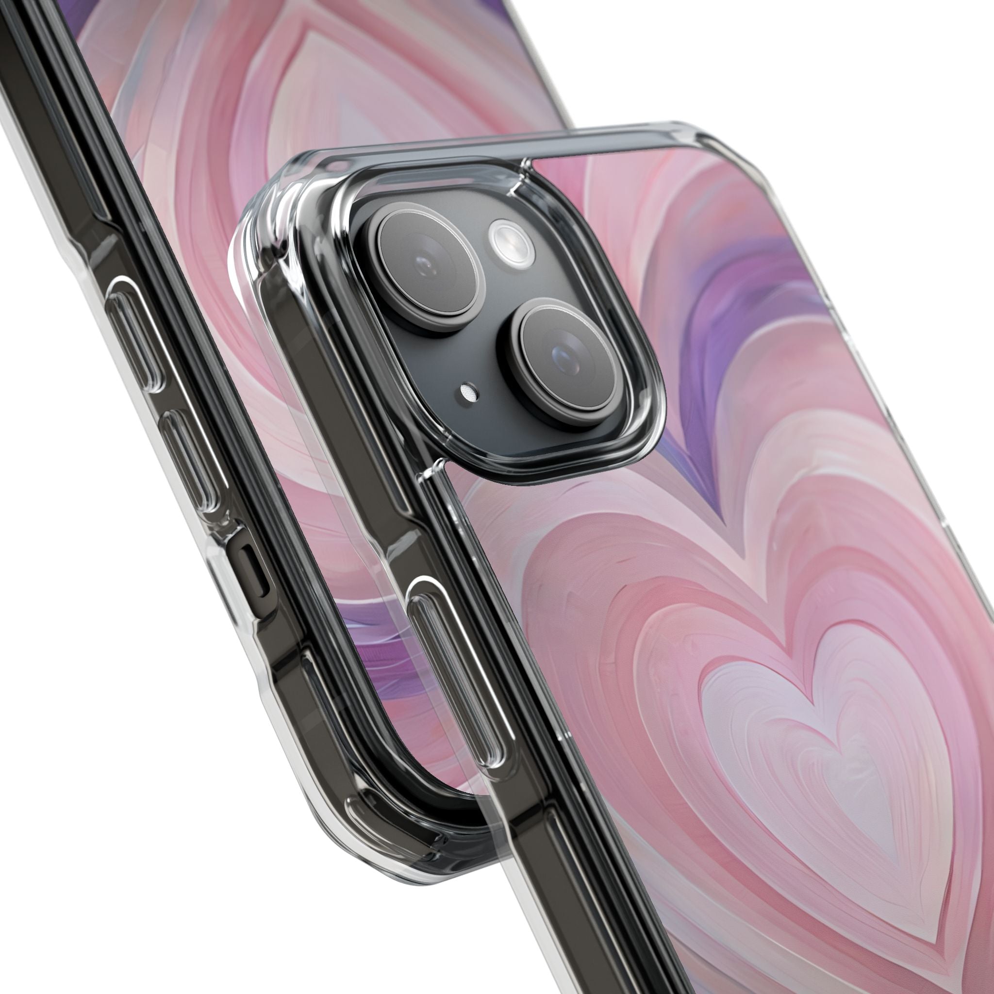 Swirling Hearts iPhone 15 Case - Impact