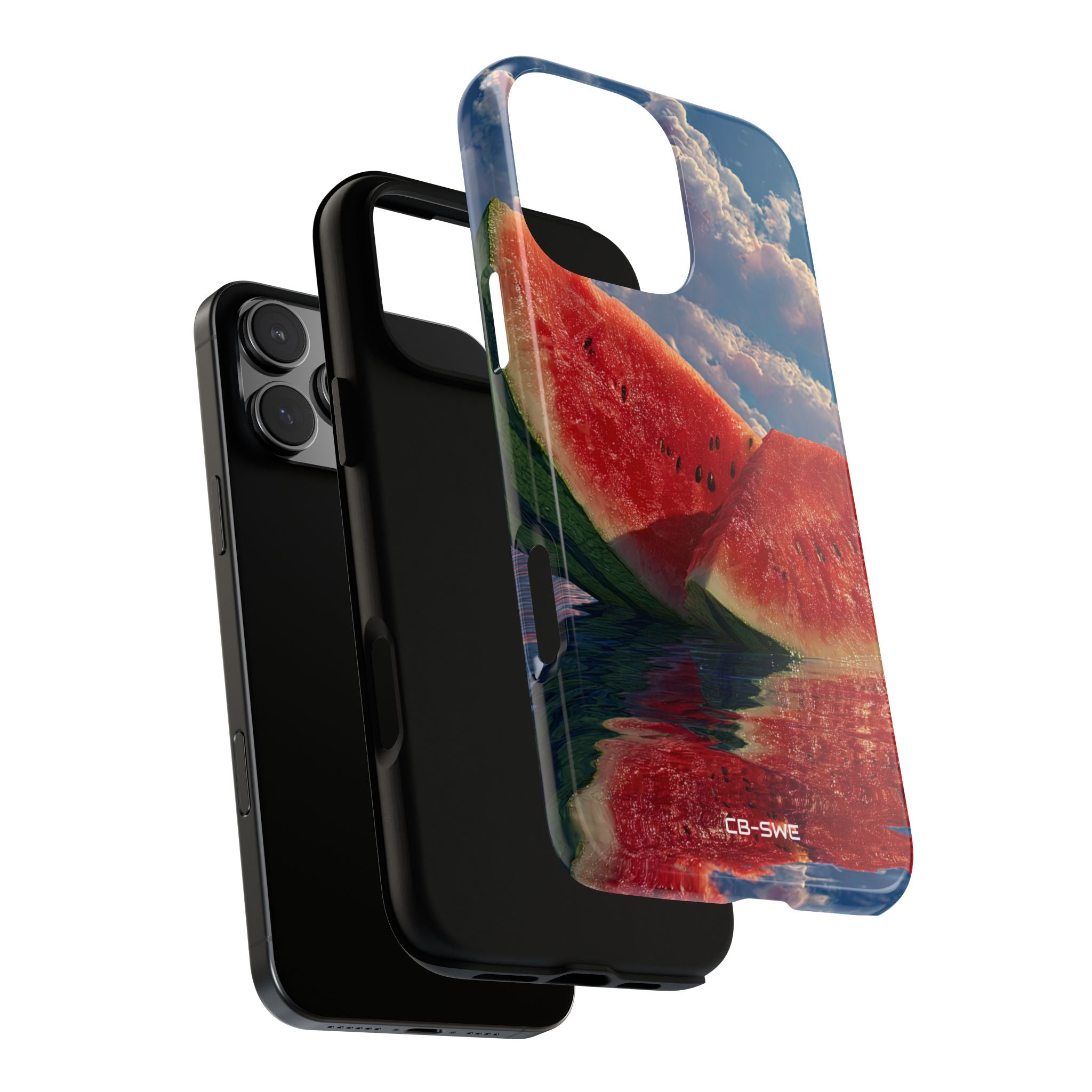 Watermelon Dream Reflection - iPhone Case