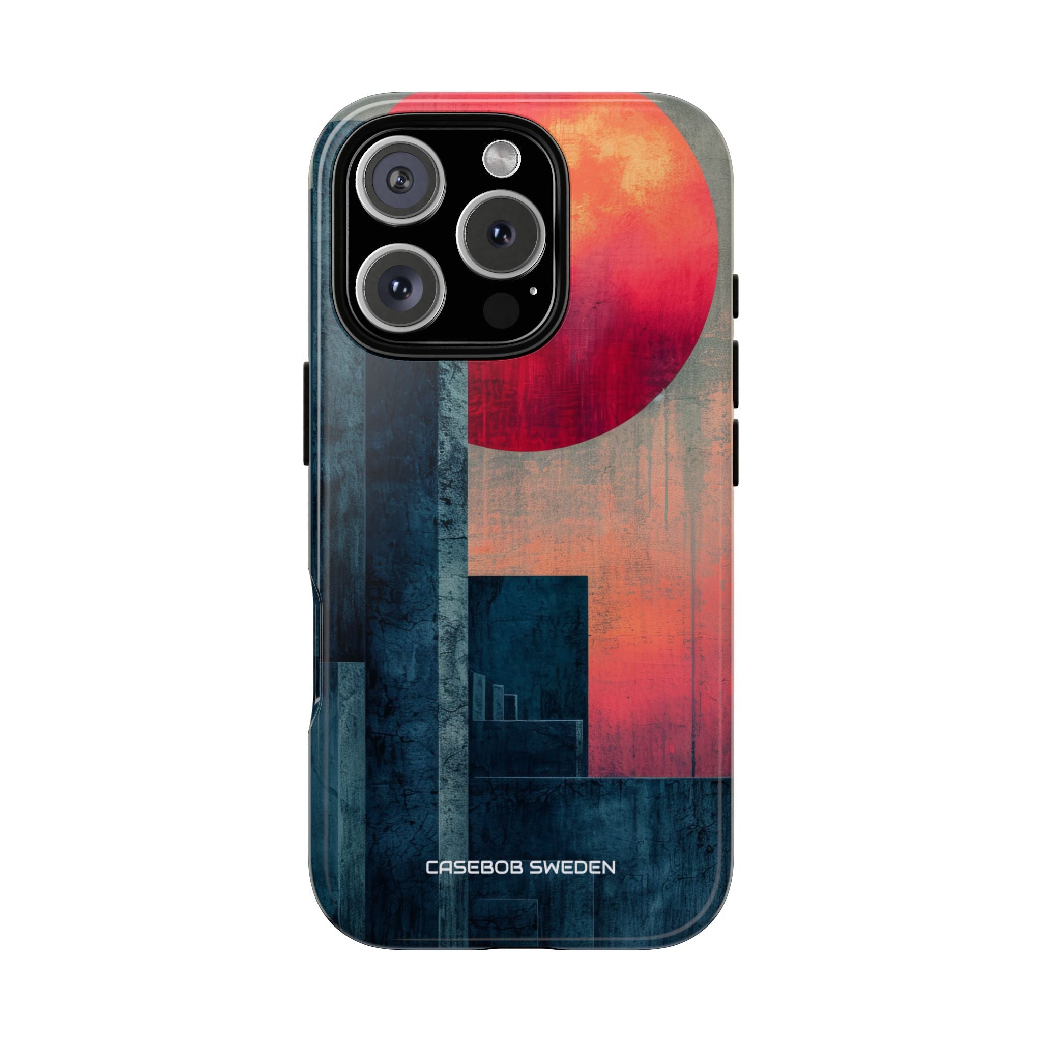 Abstract Geometric Skyline - Tough iPhone 16 Phone Case