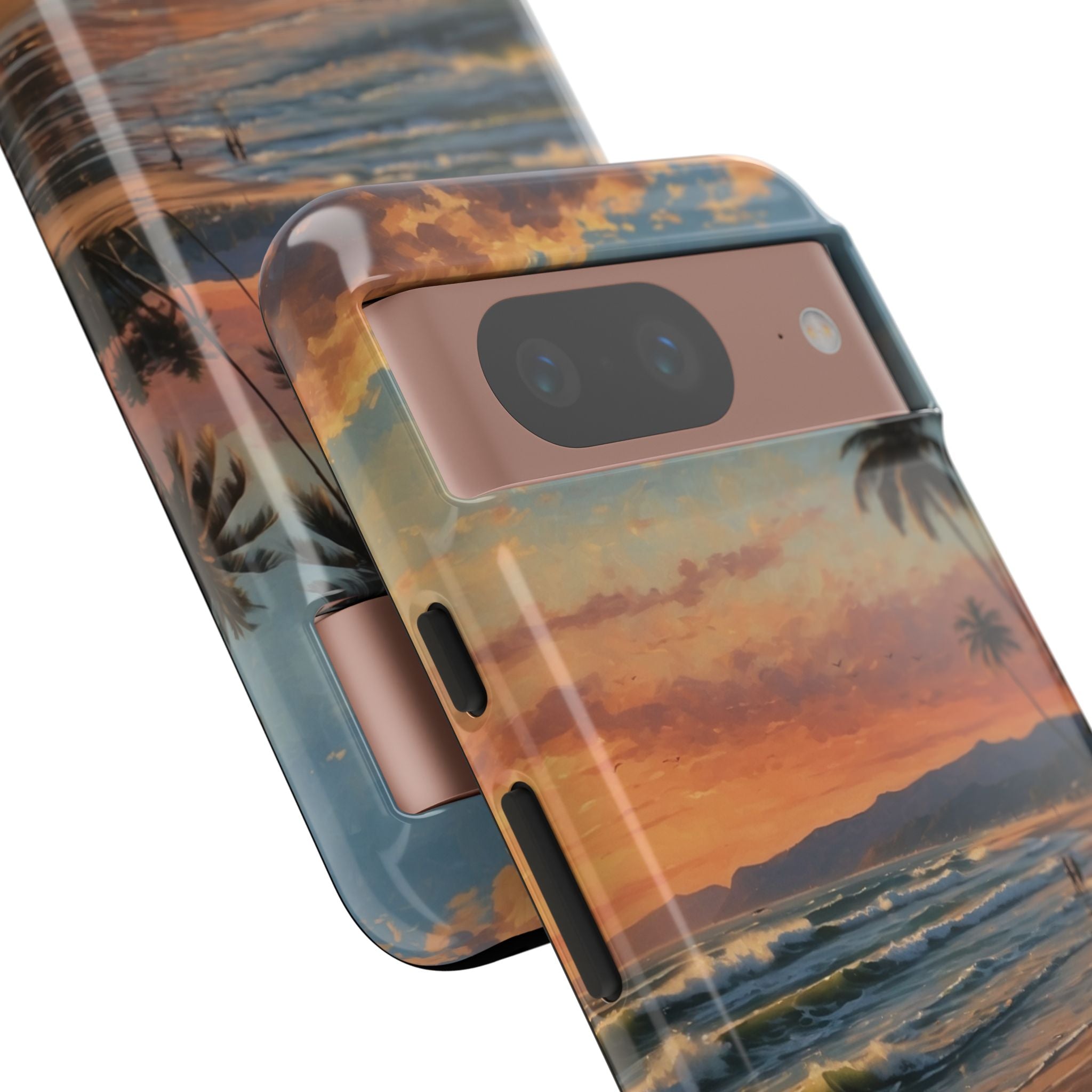 Golden Waves Embrace - Google Pixel Case
