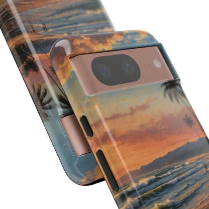 Golden Waves Embrace - Google Pixel Case